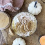 jar of pumpkin overnight oats