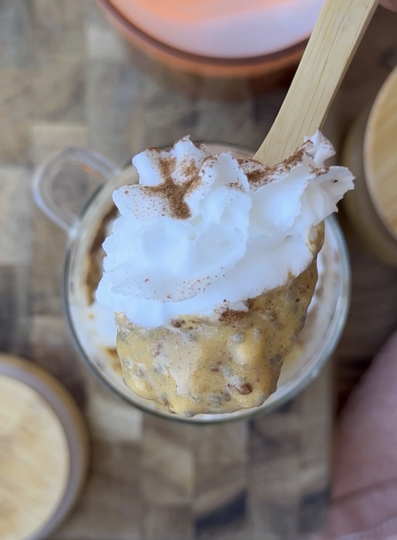 jar of pumpkin overnight oats